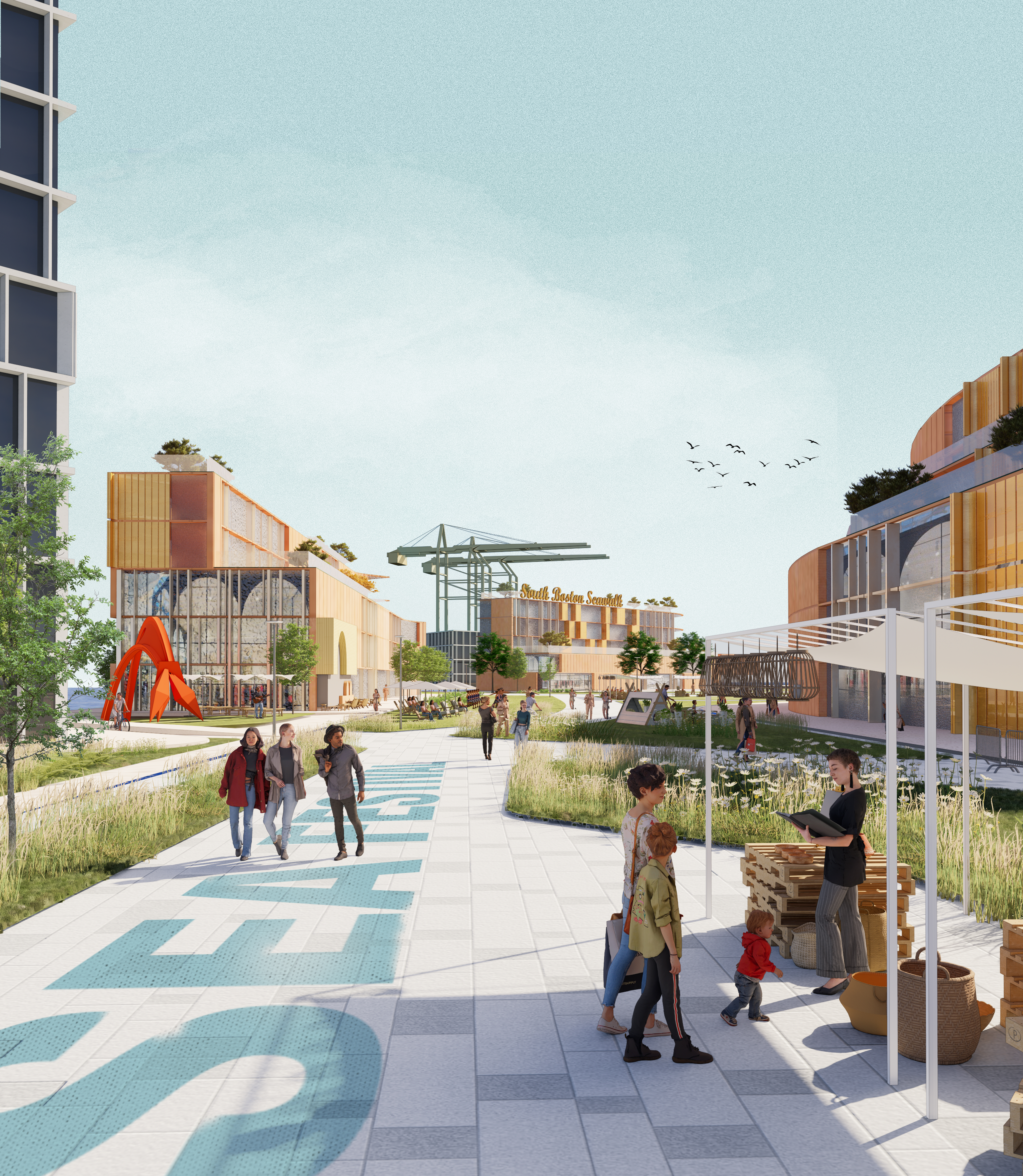 Public space rendering